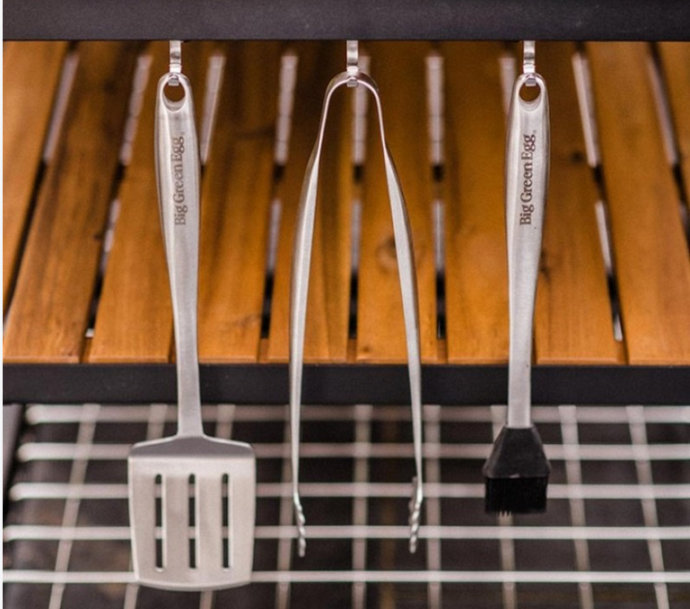 Lot De 2 Crochets à Viande En Acier Inoxydable Avec Poignée En T En Bois - Pour Boucherie, Barbecue Et Cuisine