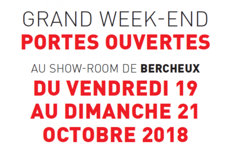 Du vendredi au dimanche inclus "Portes ouvertes" au showroom de Bercheux !!